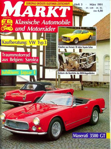Deckblatt Oldtimer Markt (03/1991)